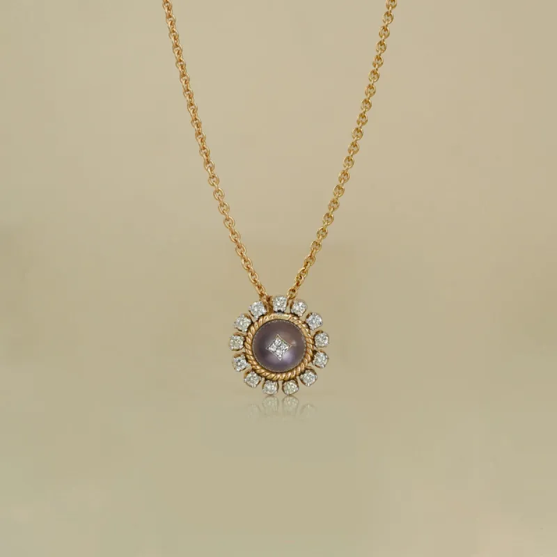 Zoe Ash Pendant Necklace sold by Vibe With Moi