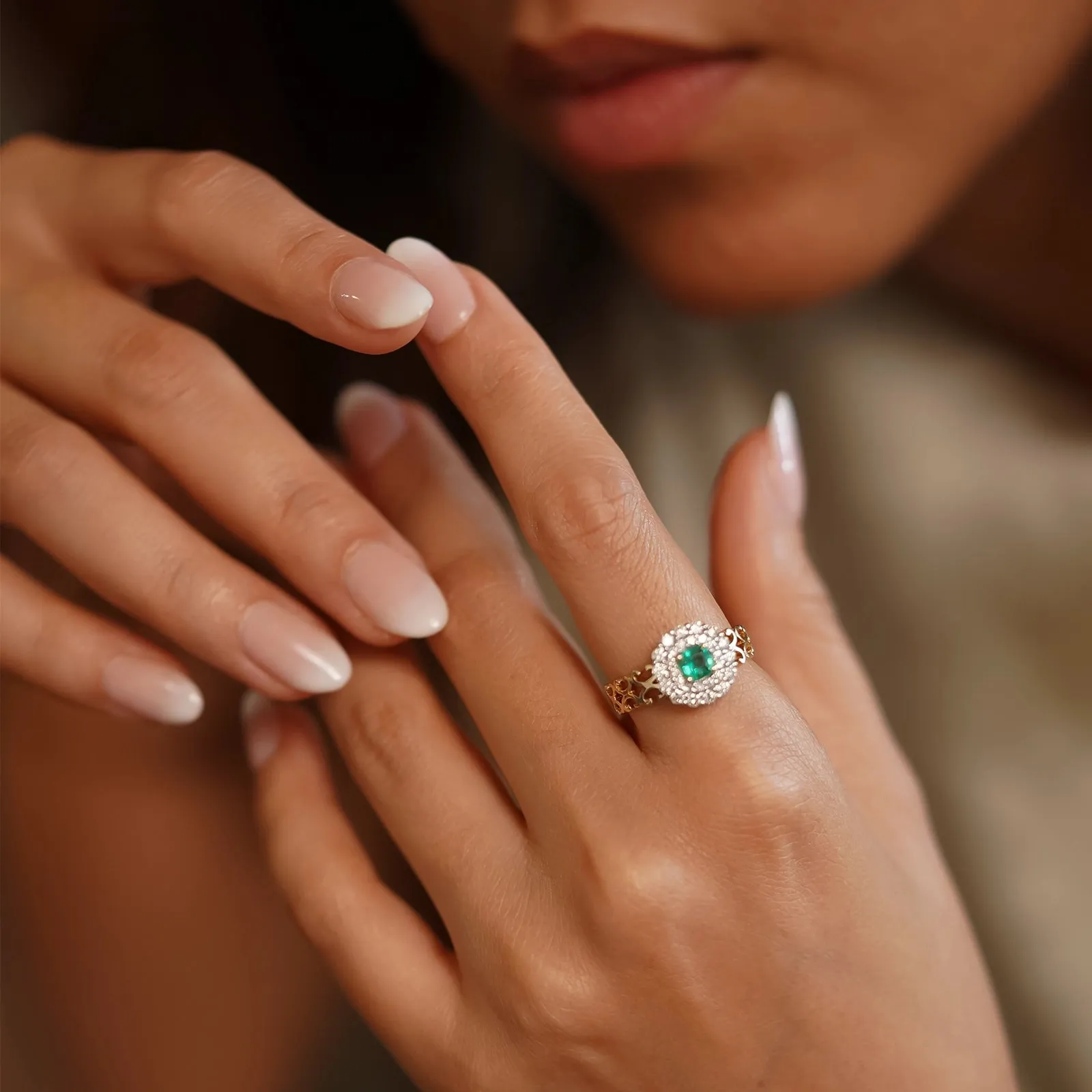 Carmen Emerald Ring sold by Vibe With Moi product image thumbnail 2