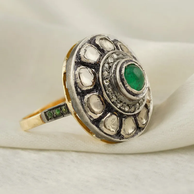 Jaipur Emerald Ring sold by Vibe With Moi
