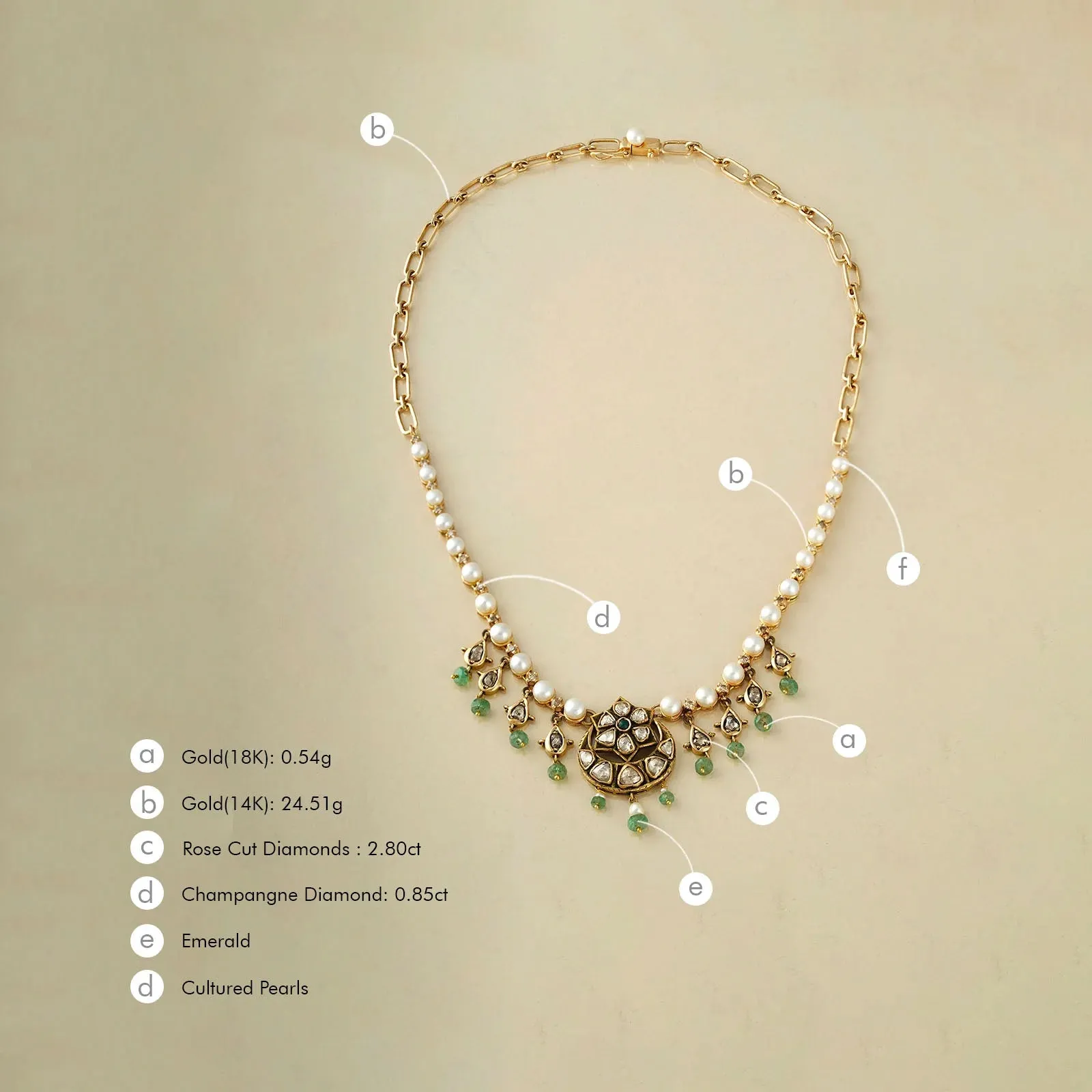 Malika Necklace sold by Vibe With Moi product image thumbnail 3