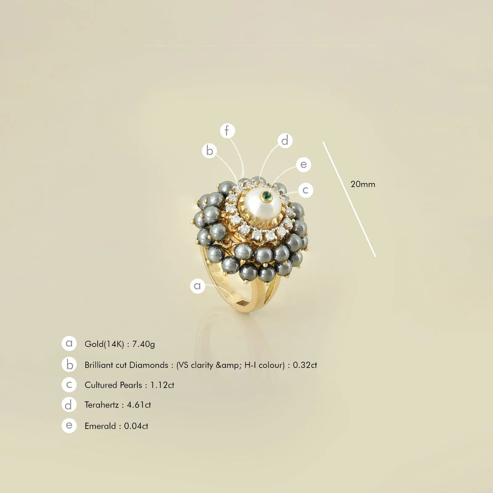 Audrey Ash Ring sold by Vibe With Moi product image thumbnail 5