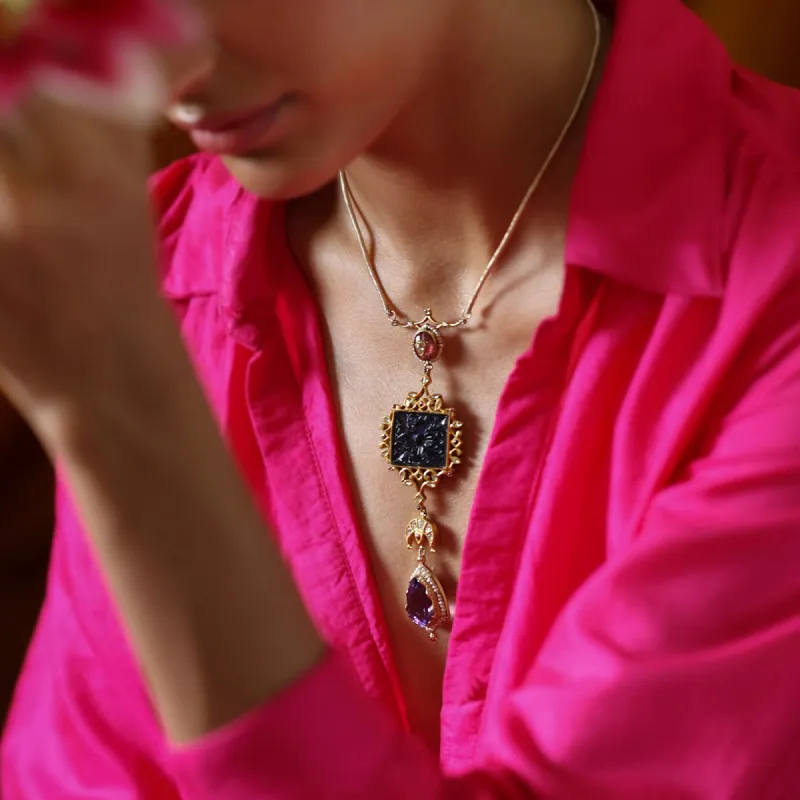 Zeya Pendant Necklace sold by Vibe With Moi