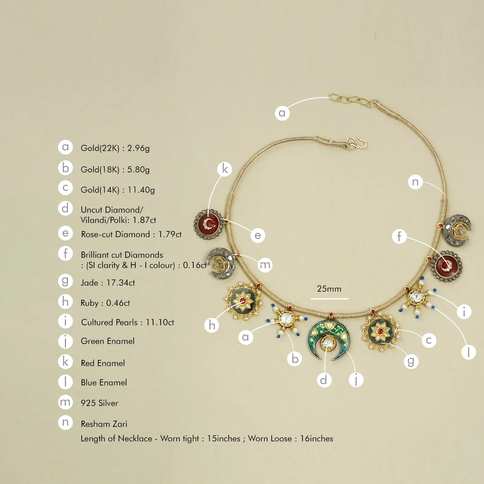Sikar Necklace sold by Vibe With Moi product image thumbnail 5