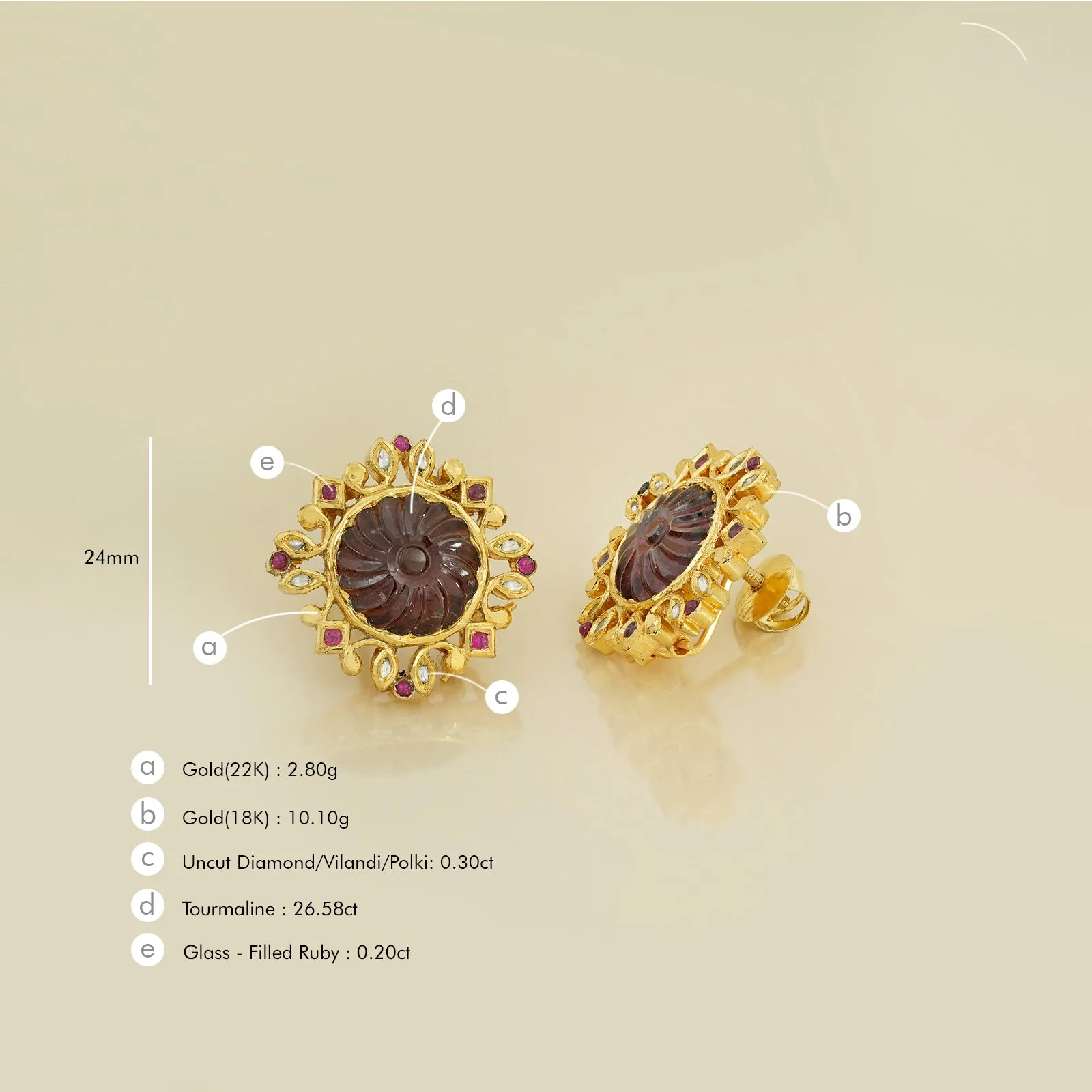 Sehore Ear Studs sold by Vibe With Moi product image thumbnail 3
