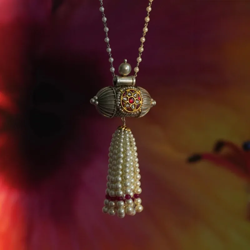 Cutch Tassel Necklace sold by Vibe With Moi