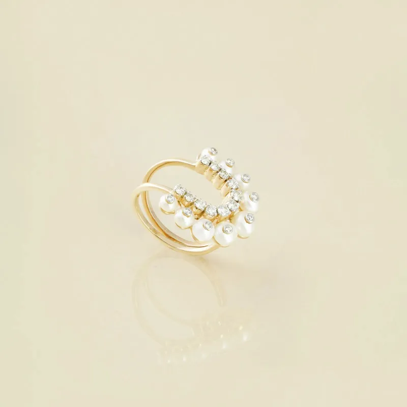 Millenial Pearl Ring sold by Vibe With Moi