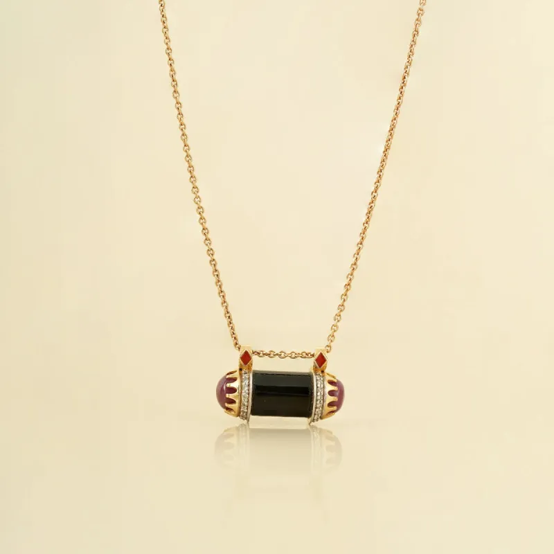 Aurora Onyx Necklace sold by Vibe With Moi