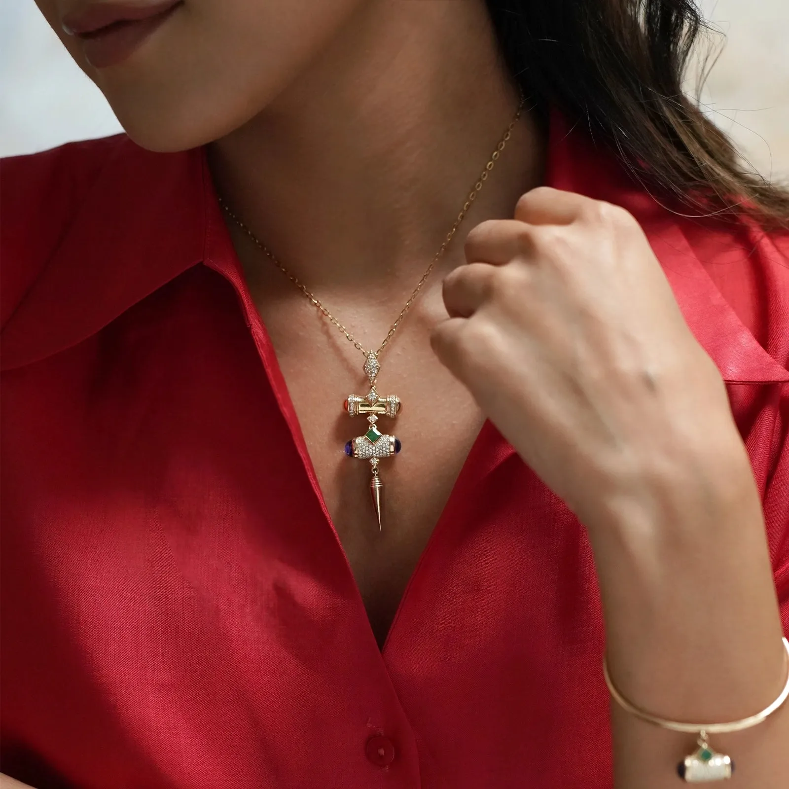 Isabel Pendant Necklace sold by Vibe With Moi product image thumbnail 2