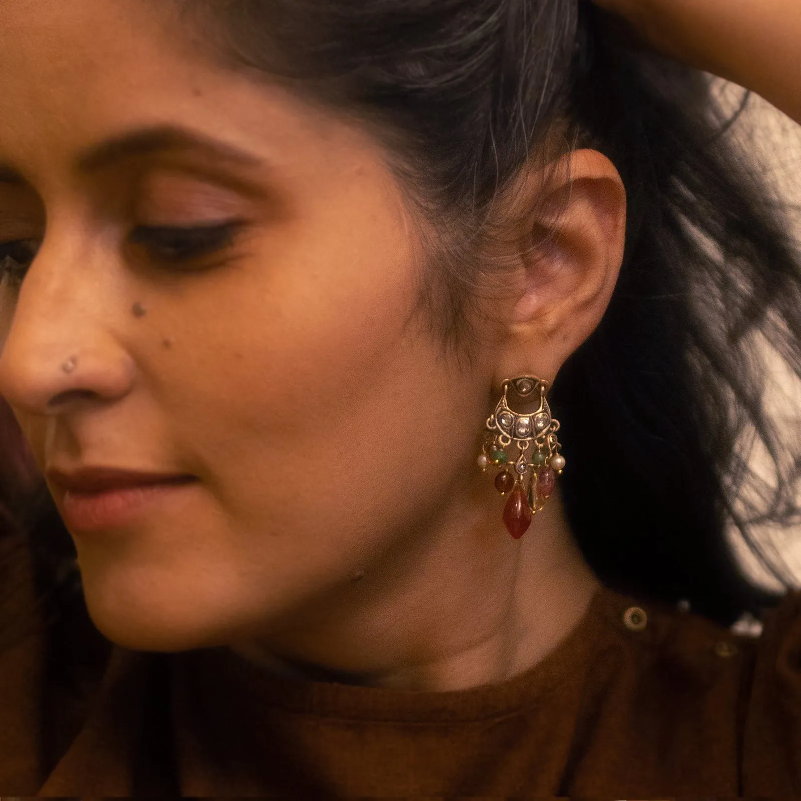 Hyderabad Earrings sold by Vibe With Moi product image thumbnail 2