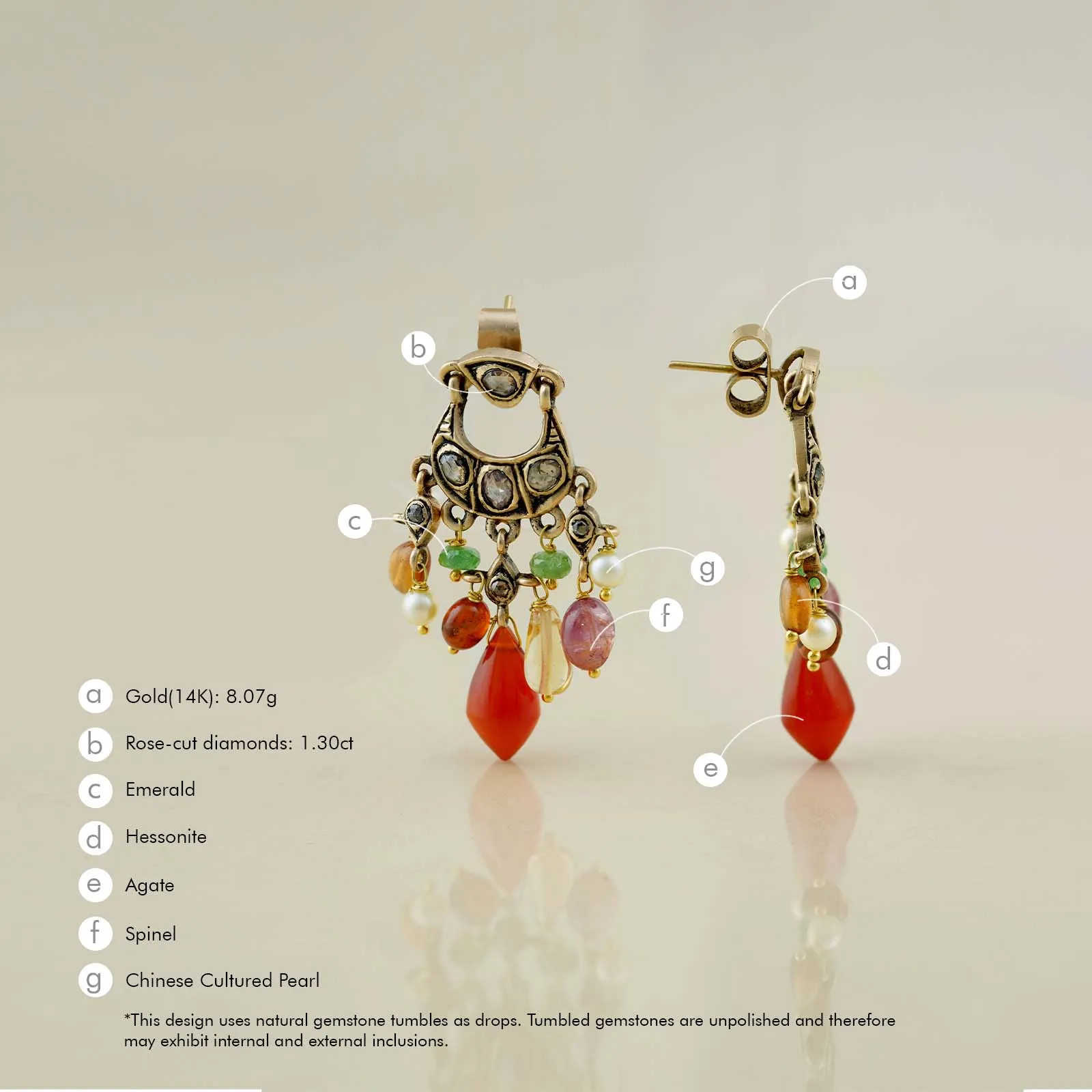 Hyderabad Earrings sold by Vibe With Moi product image thumbnail 4