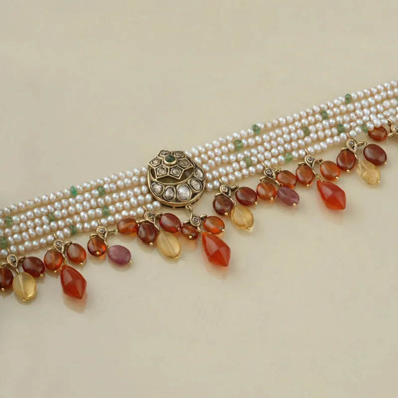 Hyderabad Choker Necklace sold by Vibe With Moi