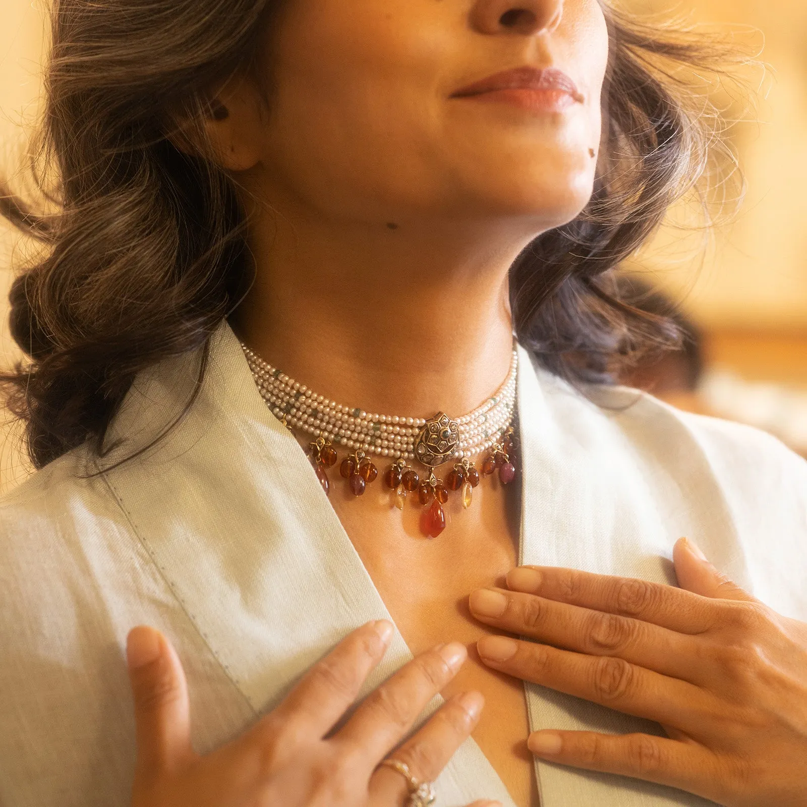 Hyderabad Choker Necklace sold by Vibe With Moi product image thumbnail 2