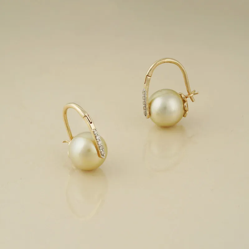 Grace Kelly South Sea Pearl Earrings sold by Vibe With Moi