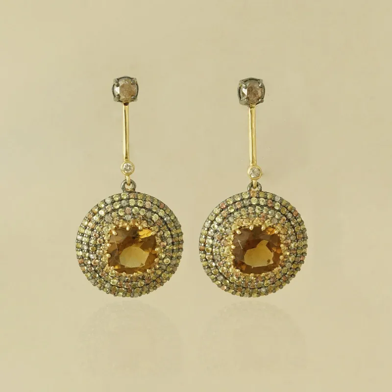 Felix Honey Cocktail Earrings sold by Vibe With Moi