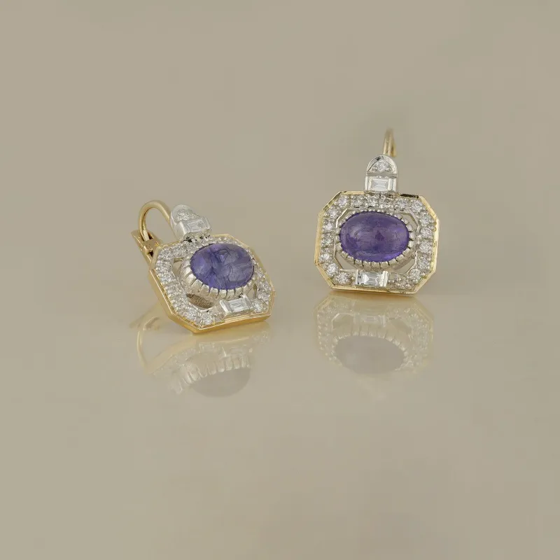 Evelyn Tanzanite Earrings sold by Vibe With Moi