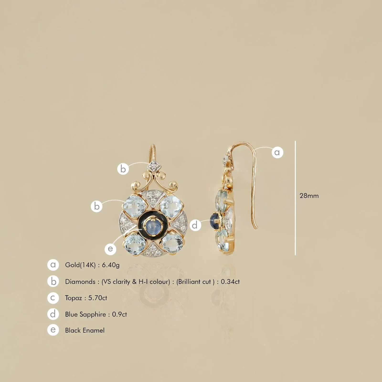 Zaha Mini Earrings sold by Vibe With Moi product image thumbnail 4