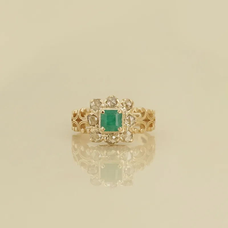 Julia Emerald Ring sold by Vibe With Moi