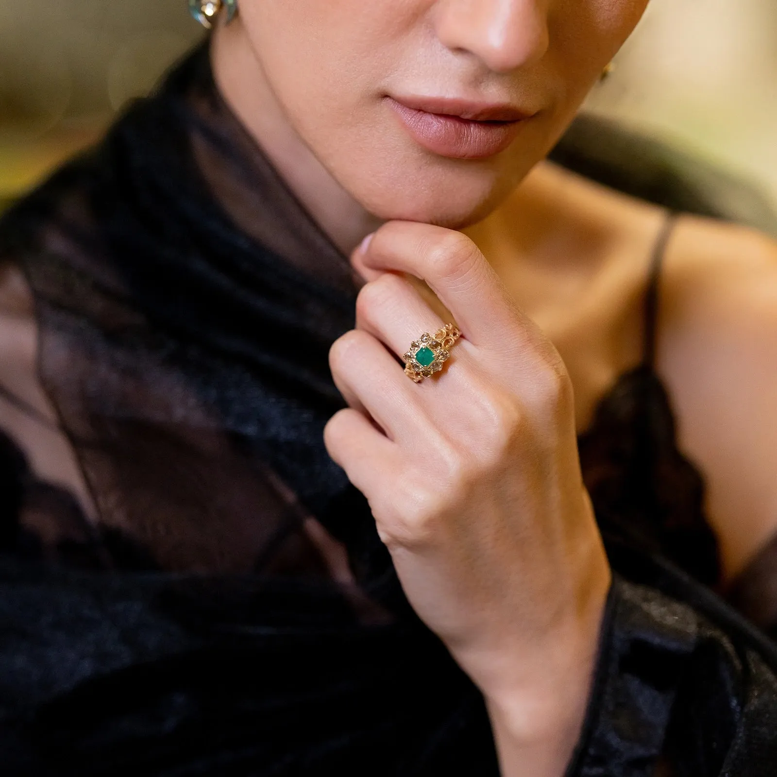 Julia Emerald Ring sold by Vibe With Moi product image thumbnail 2