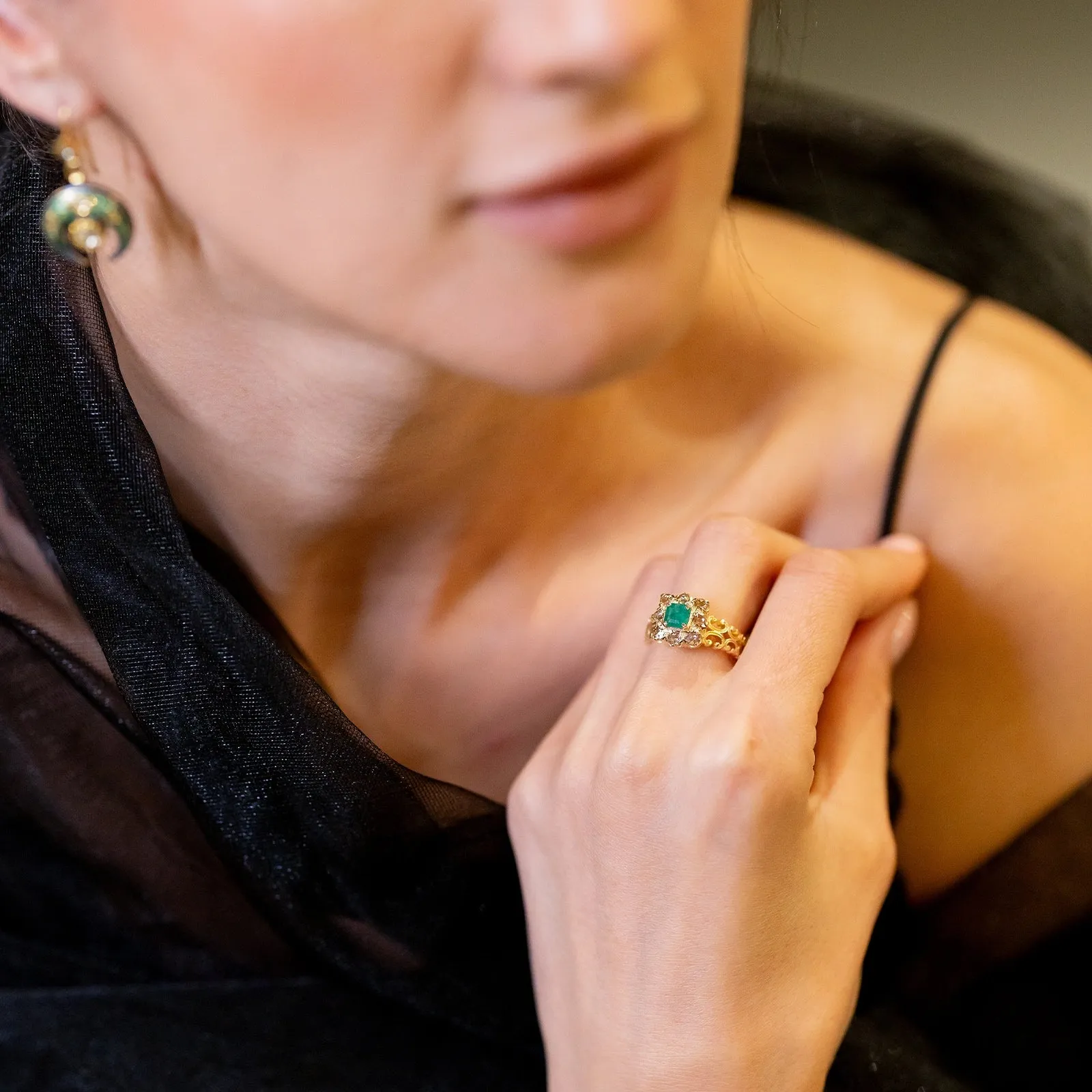 Julia Emerald Ring sold by Vibe With Moi product image thumbnail 4