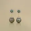 Hexa Tahitian Pearl Earrings sold by Vibe With Moi