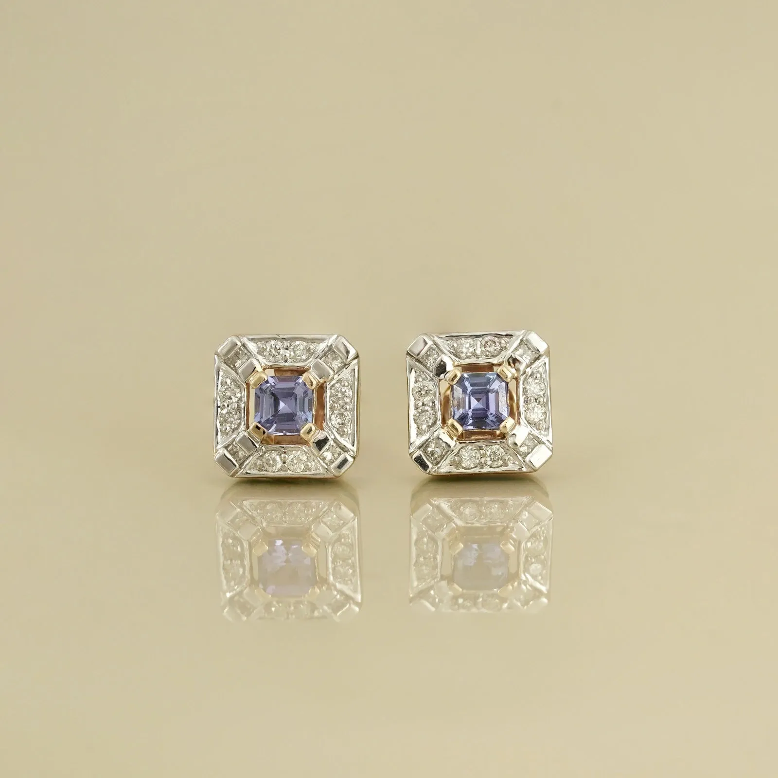 Nizam Tanzanite Ear Studs sold by Vibe With Moi