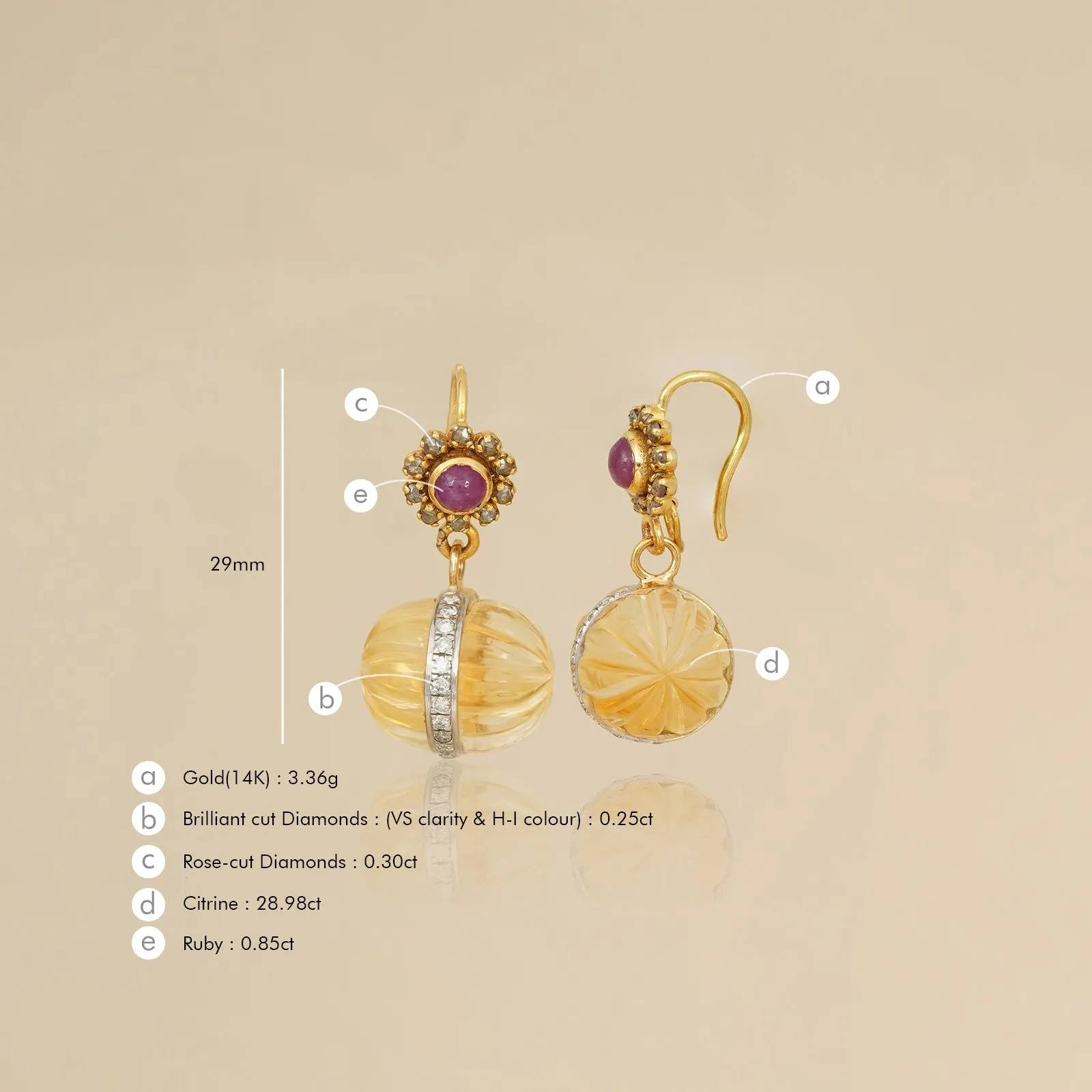 Divine Earrings sold by Vibe With Moi product image thumbnail 4