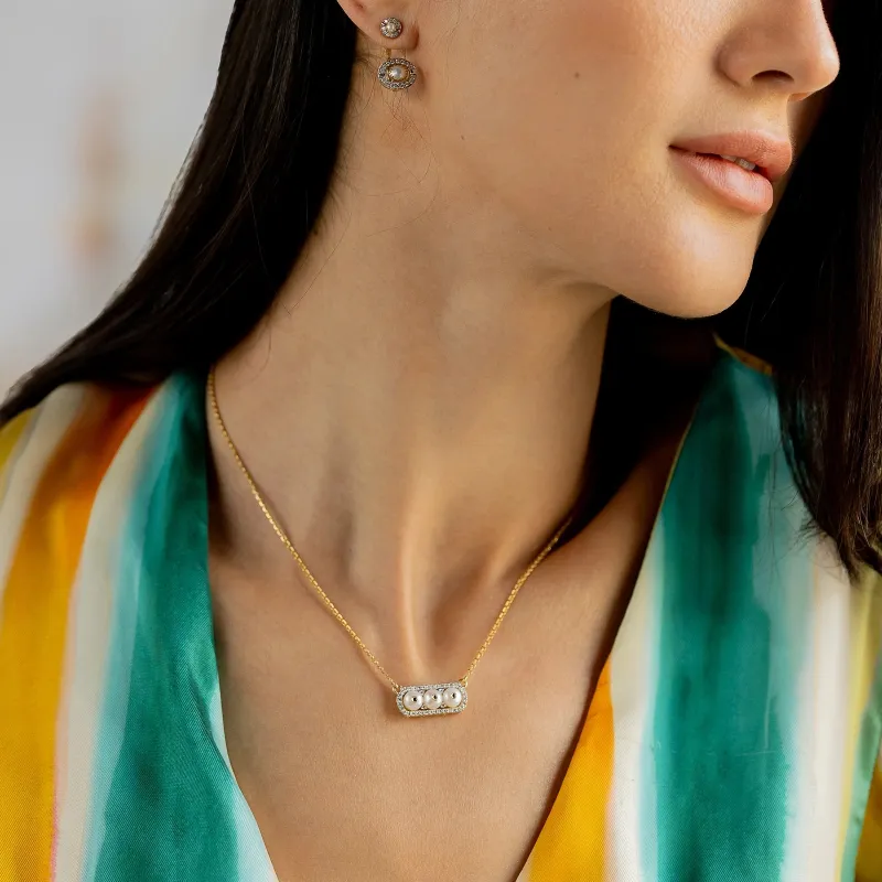 Chicago Bar Pendant Necklace sold by Vibe With Moi