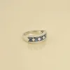 Phoebe Blue Sapphire Ring sold by Vibe With Moi