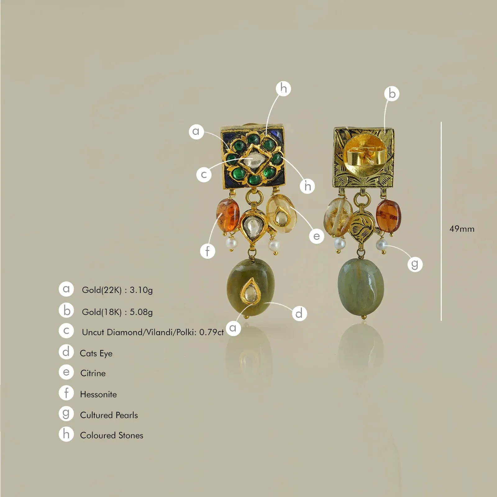Dev Forest Earrings sold by Vibe With Moi product image thumbnail 5