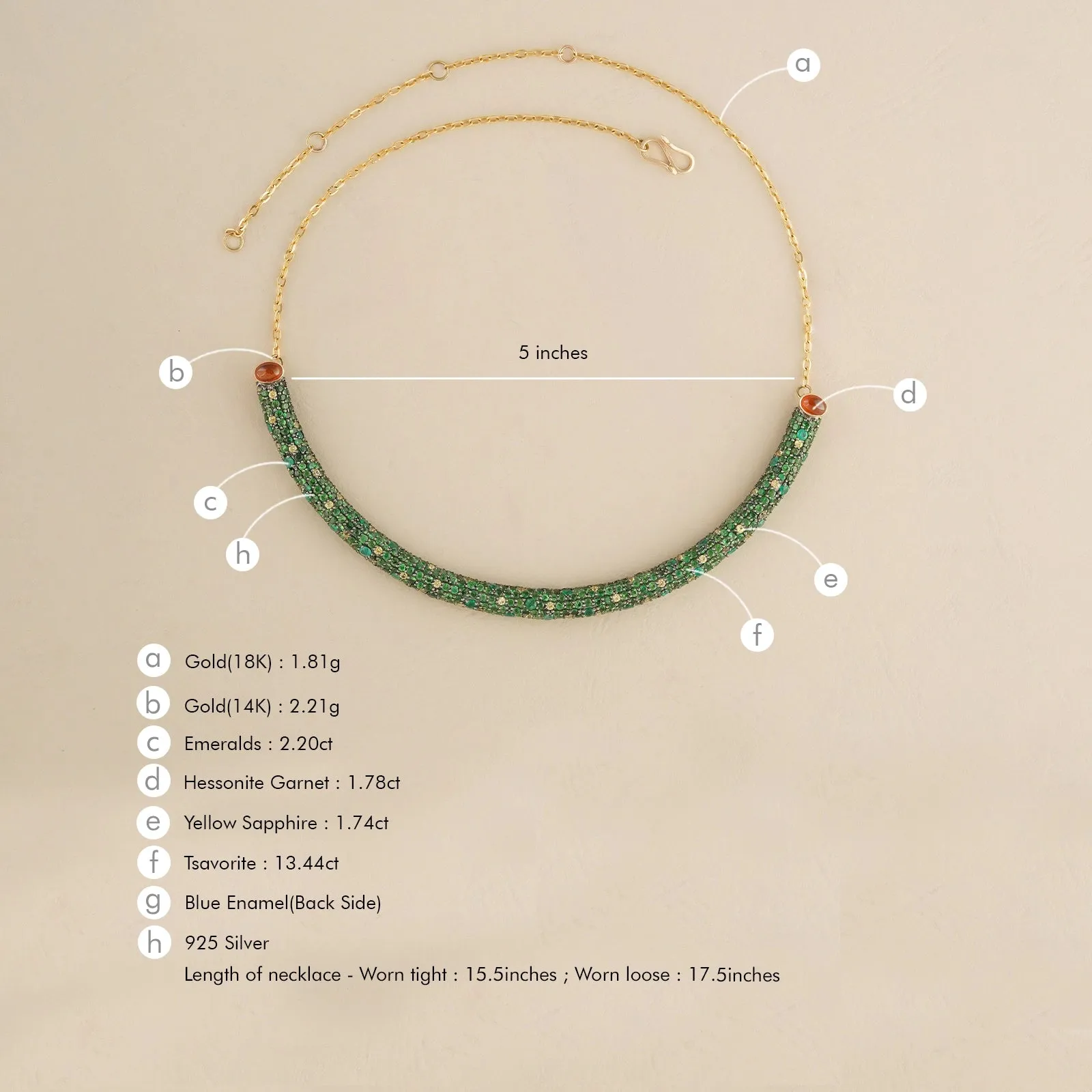 Sylvia Torque Necklace sold by Vibe With Moi product image thumbnail 5