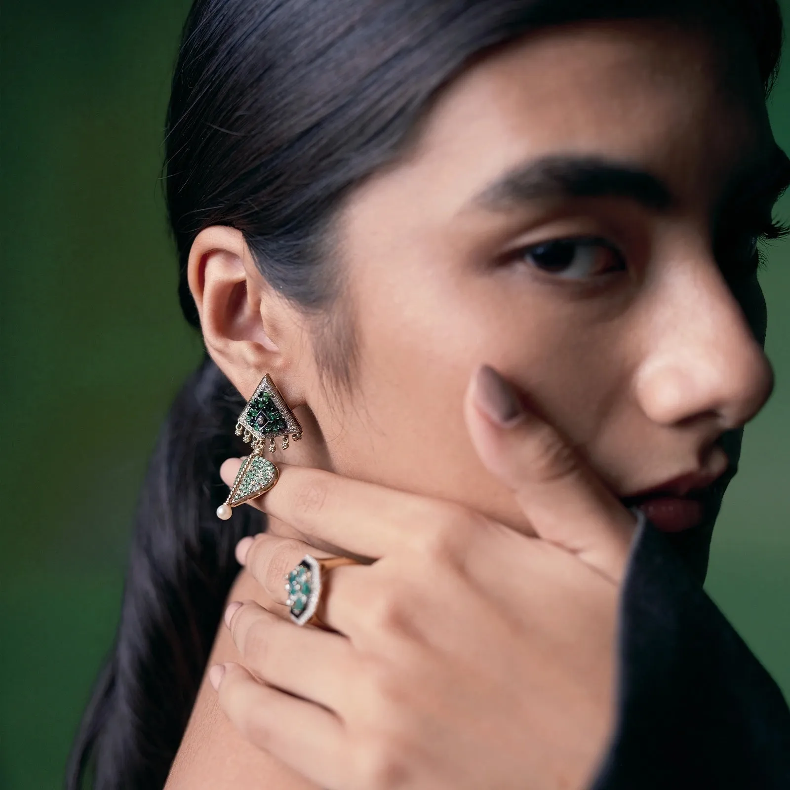 Verdure Earrings sold by Vibe With Moi product image thumbnail 3