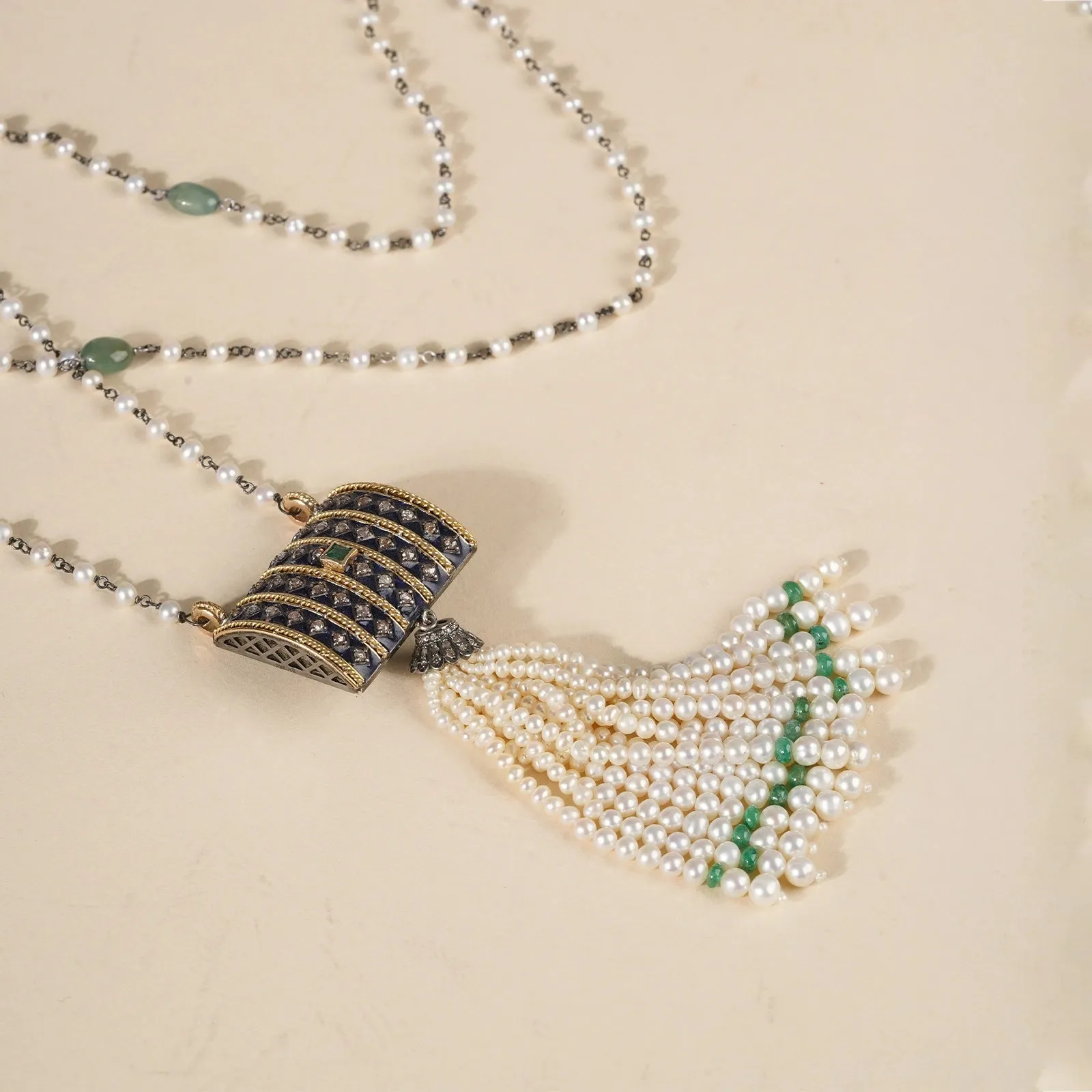 Rouan Tassel Necklace sold by Vibe With Moi product image thumbnail 3