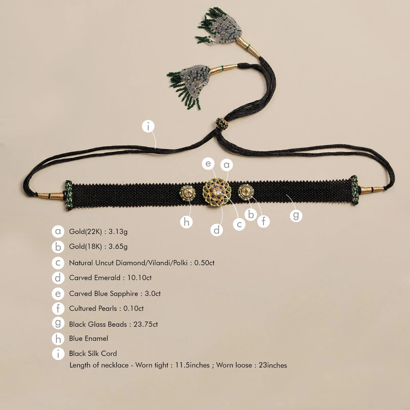 Ineza Choker Necklace sold by Vibe With Moi product image thumbnail 5