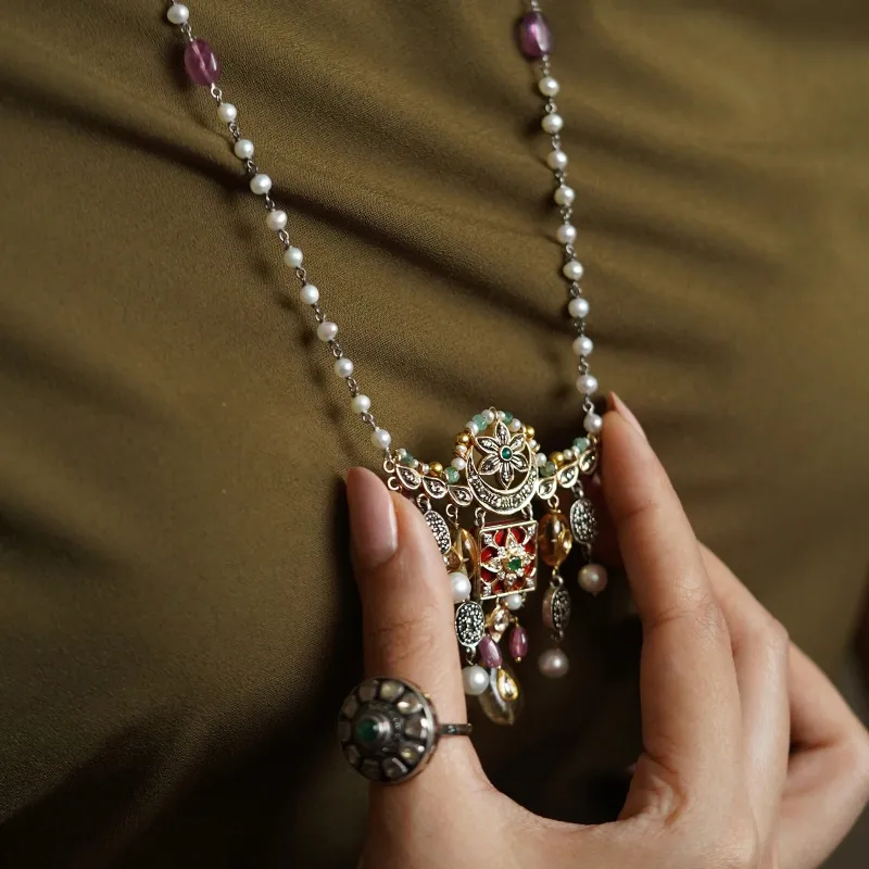 Arya Scarlette Brooch and Necklace sold by Vibe With Moi