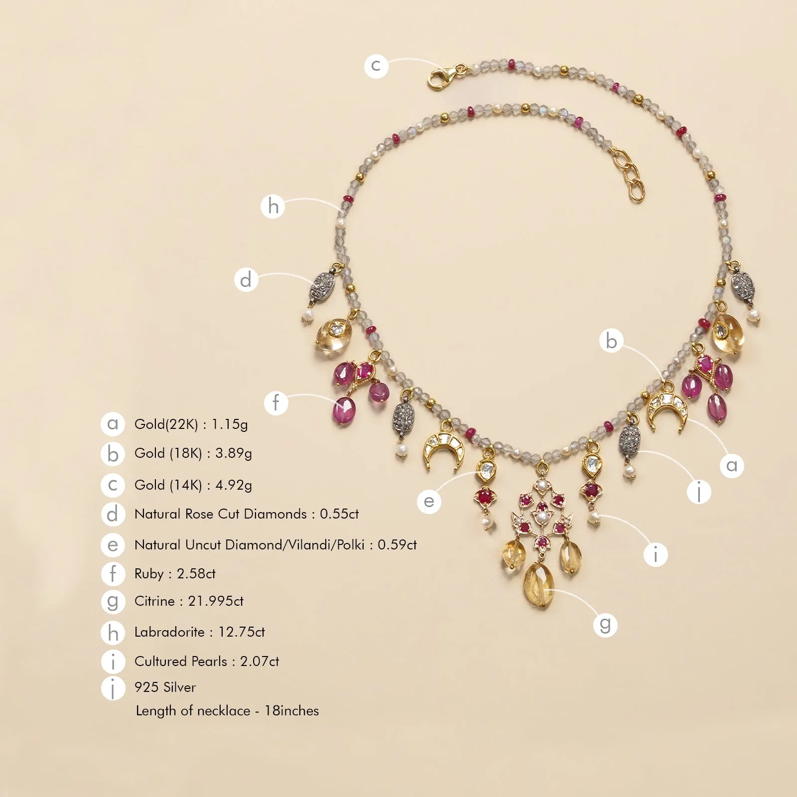 Leena Revival Necklace sold by Vibe With Moi product image thumbnail 5