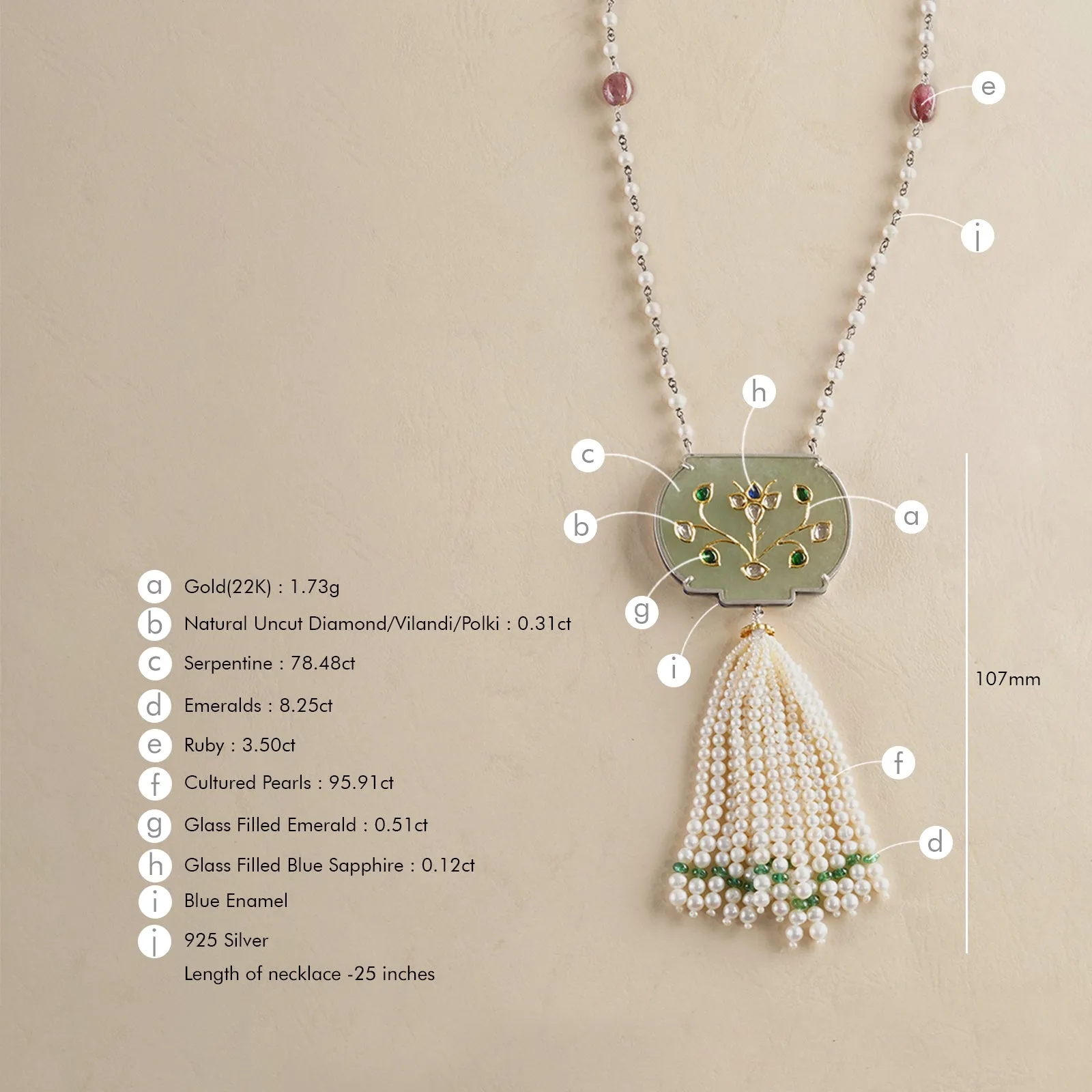 Isla Tassel Necklace sold by Vibe With Moi product image thumbnail 4