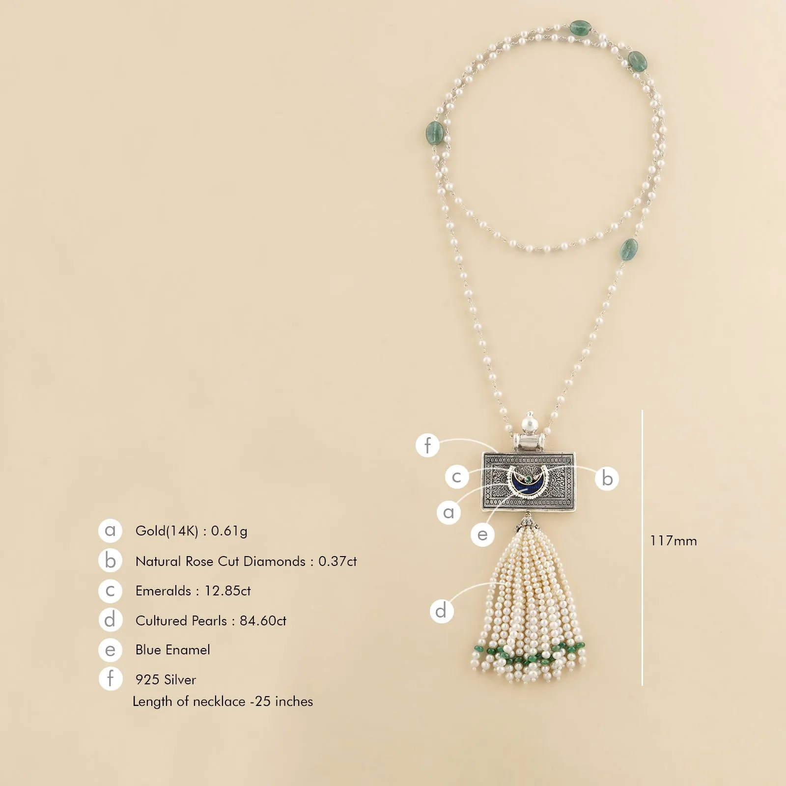 Rymn Tassel Necklace sold by Vibe With Moi product image thumbnail 4