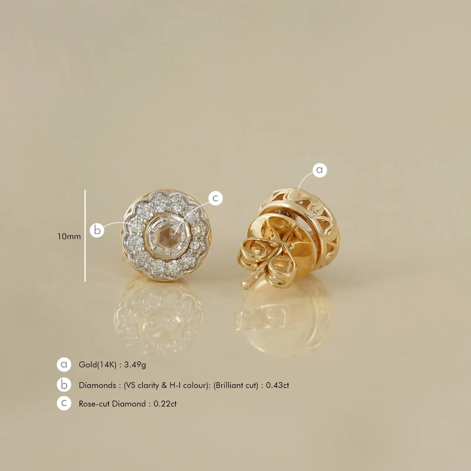 Elanor Ear Studs sold by Vibe With Moi product image thumbnail 5