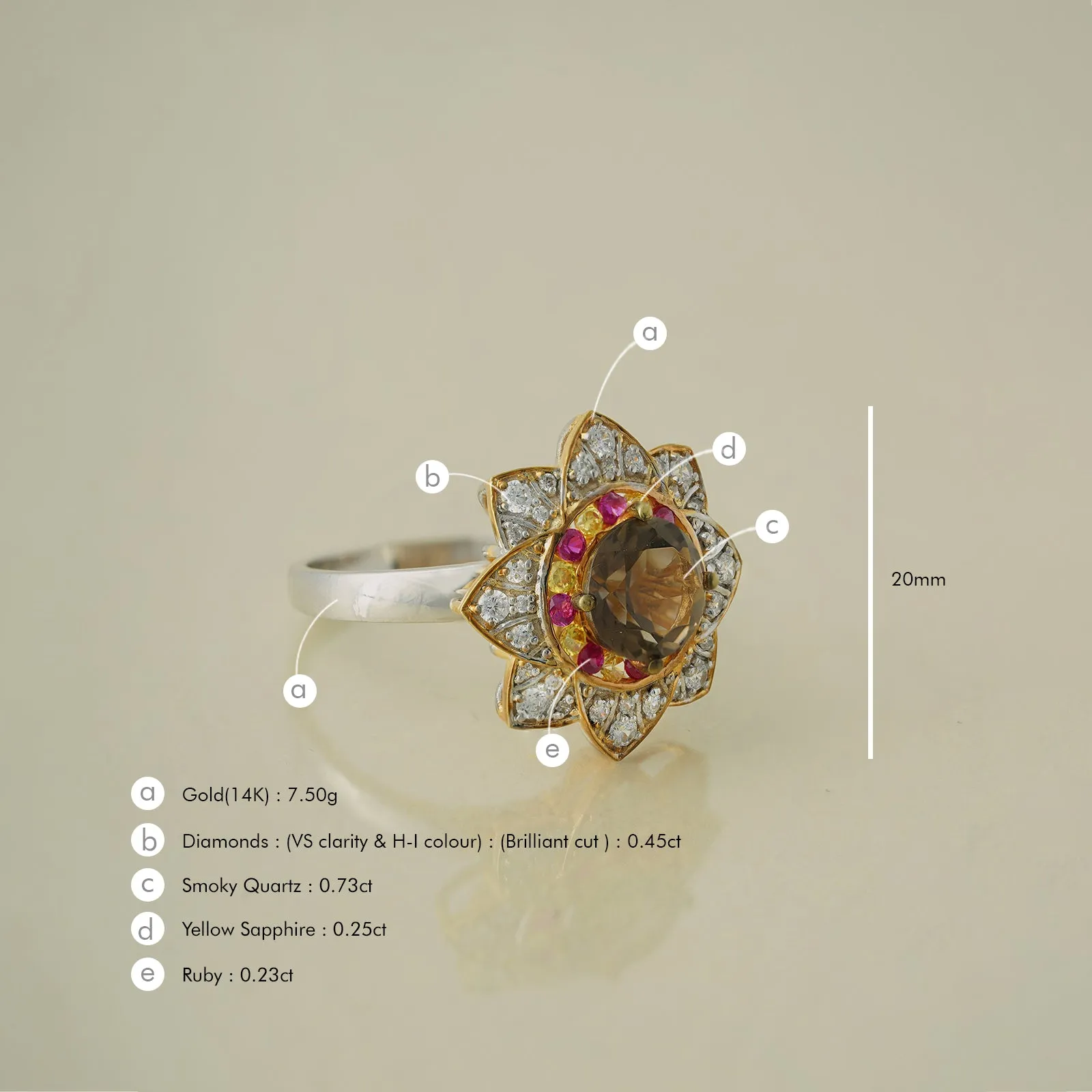 Florence Honey Ring sold by Vibe With Moi product image thumbnail 5