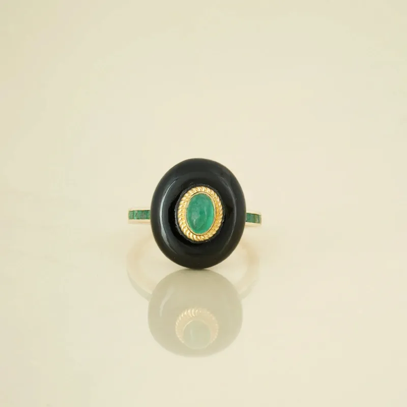Rue Emerald Ring sold by Vibe With Moi