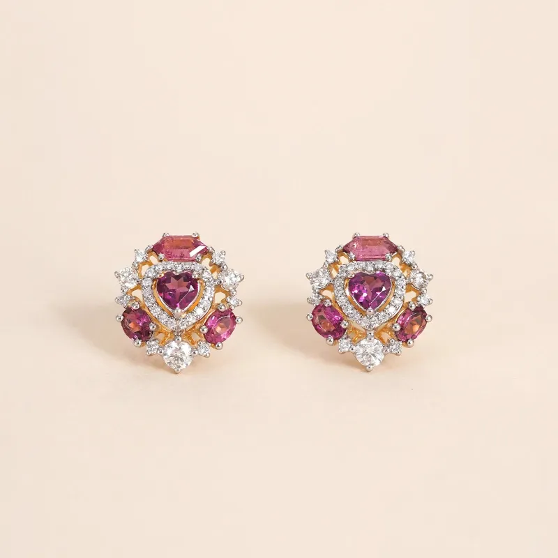 Amalfi Rose Ear Studs sold by Vibe With Moi