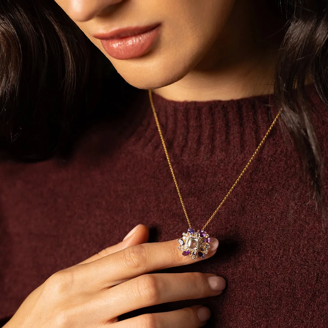 Viola Pendant Necklace sold by Vibe With Moi product image thumbnail 2