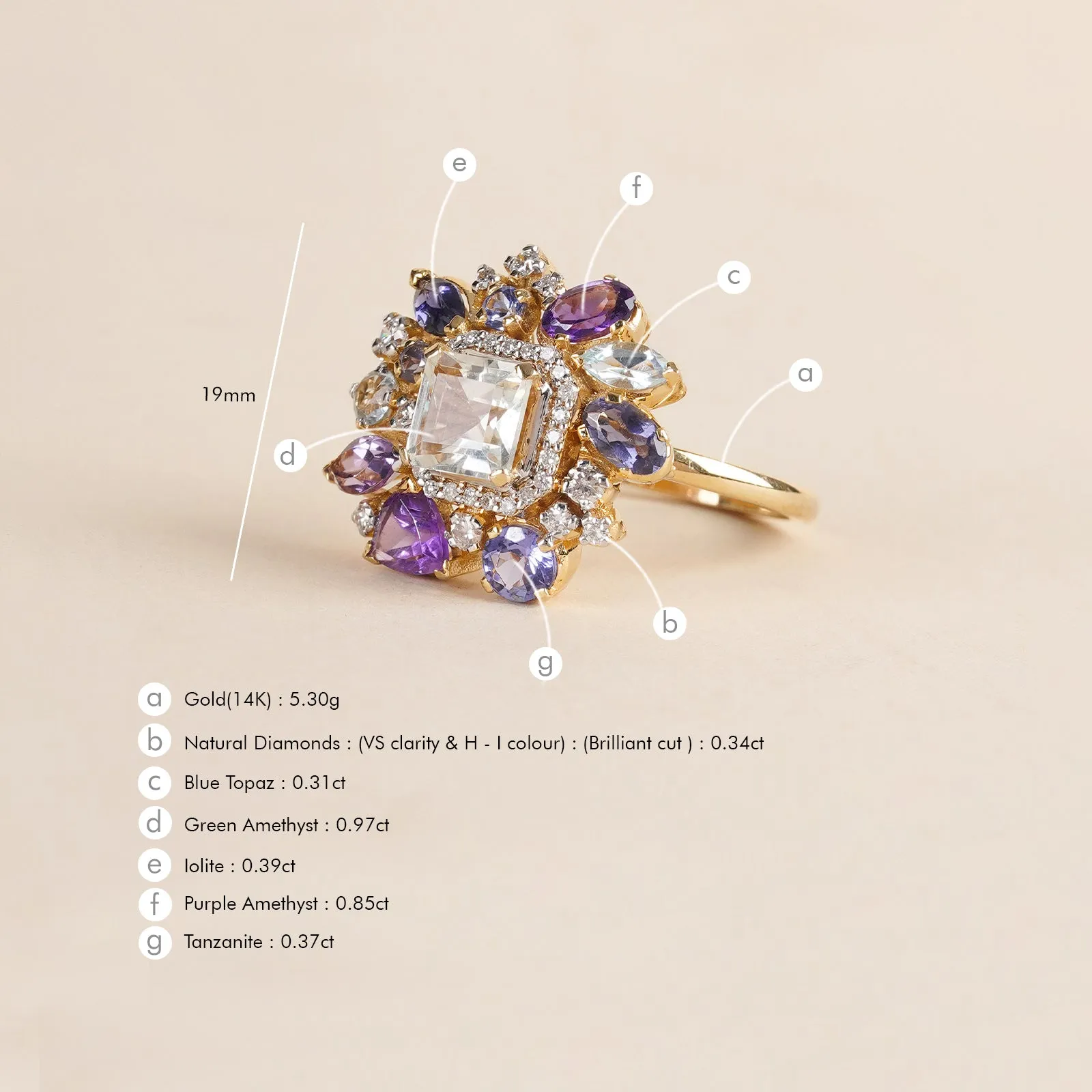 Viola Ring sold by Vibe With Moi product image thumbnail 5