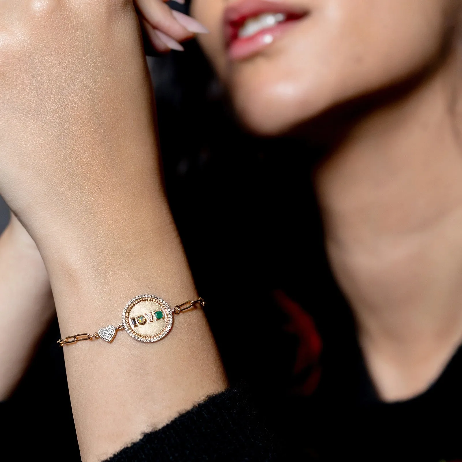 Love Medallion Bracelet sold by Vibe With Moi product image thumbnail 2