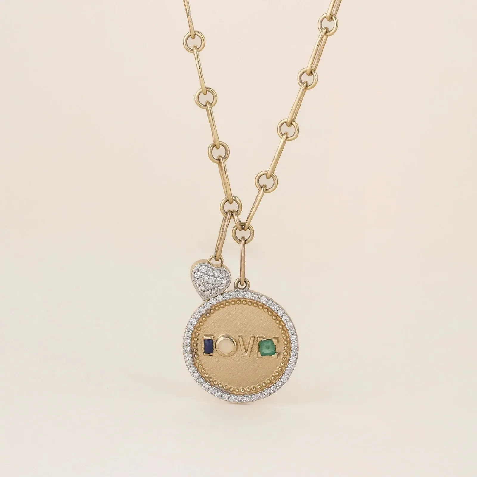 Love Medallion Necklace sold by Vibe With Moi