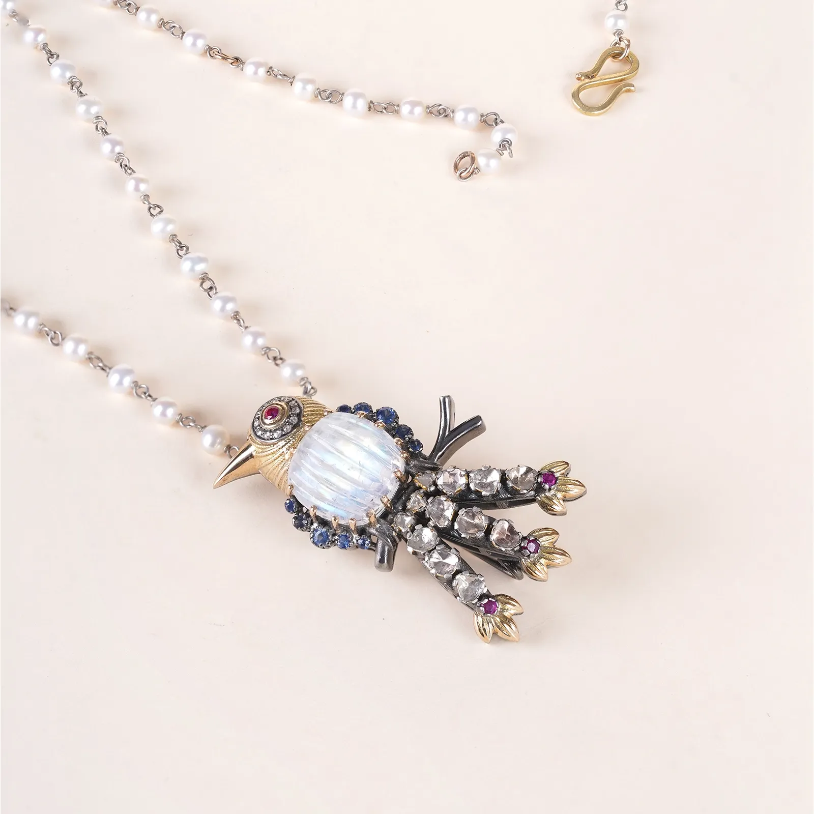 Love Bird Moonstone Necklace sold by Vibe With Moi product image thumbnail 3