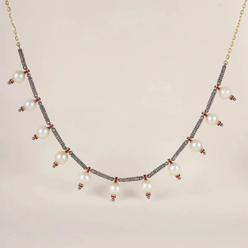 Jennie Snow Necklace made by Vibe With Moi