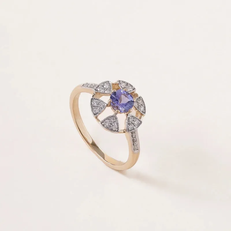 Laura Tanzanite Ring made by Vibe With Moi