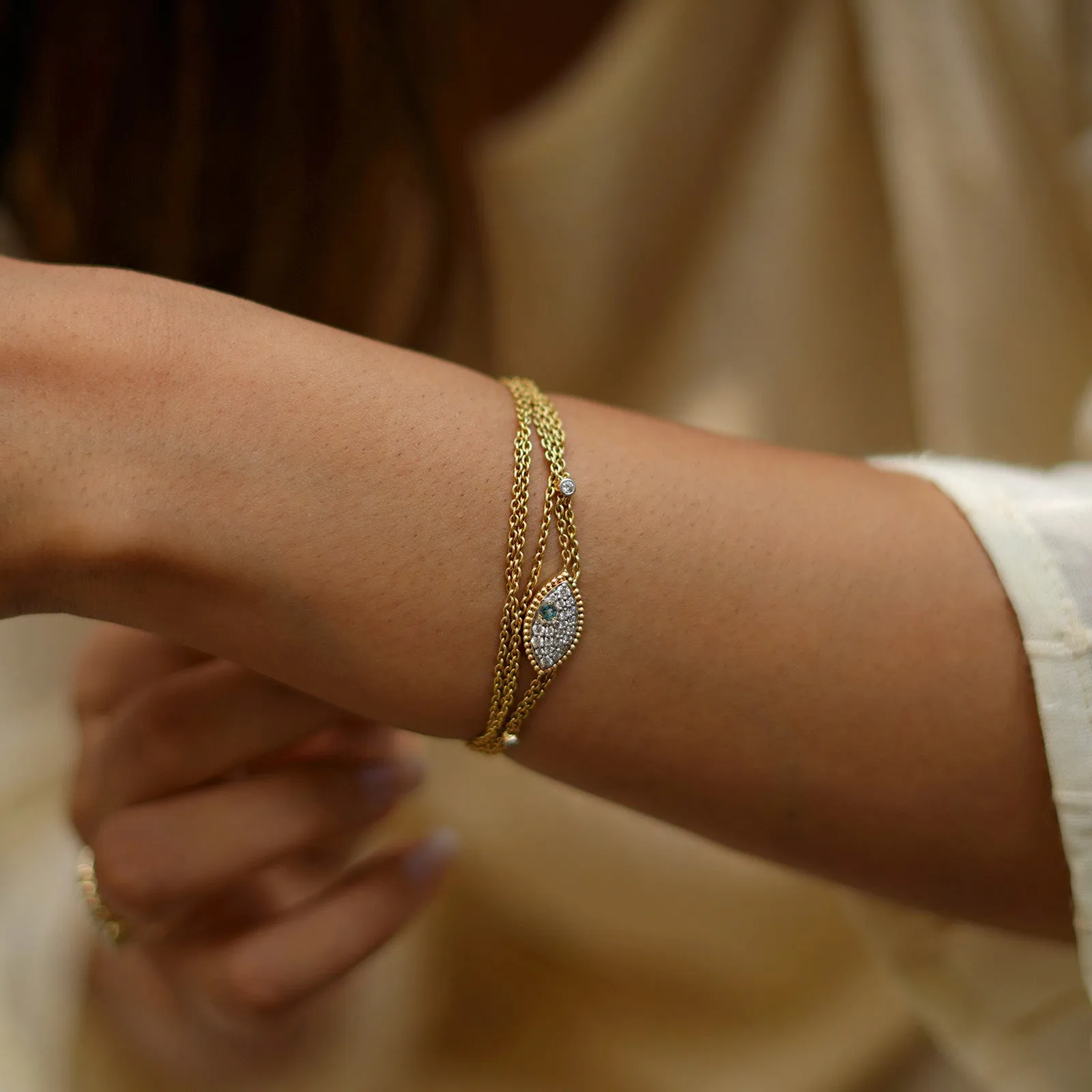 Evil Eye Bracelet sold by Vibe With Moi
