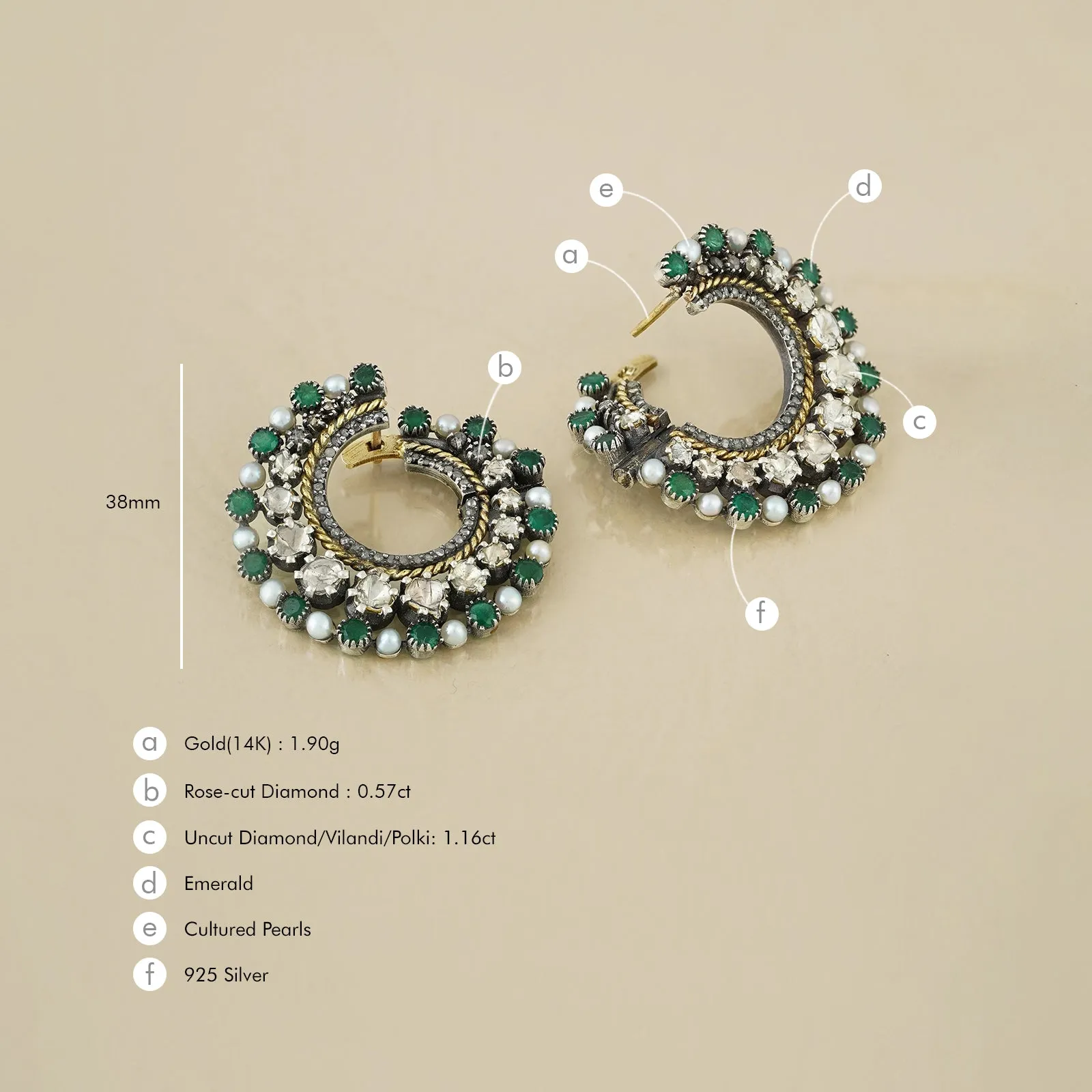 Ruth Earrings sold by Vibe With Moi product image thumbnail 4